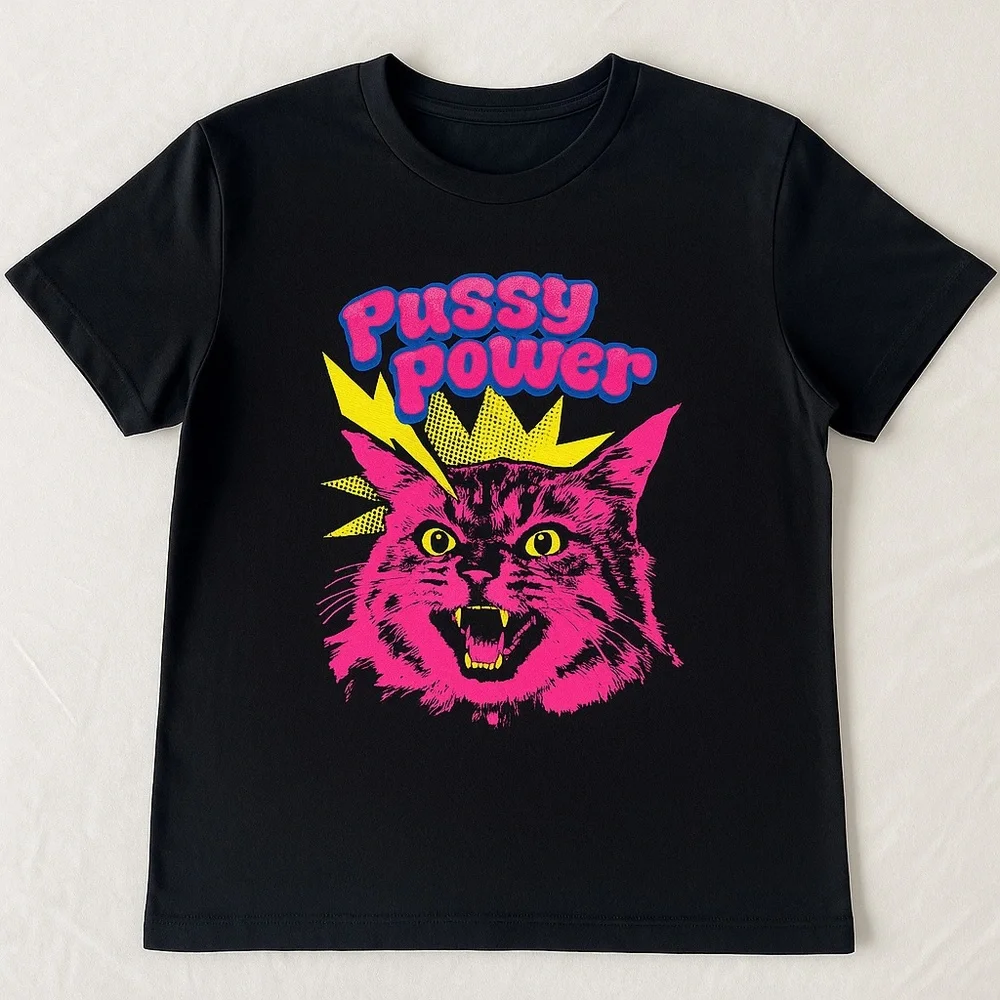 Black Cat Graphic T-Shirt